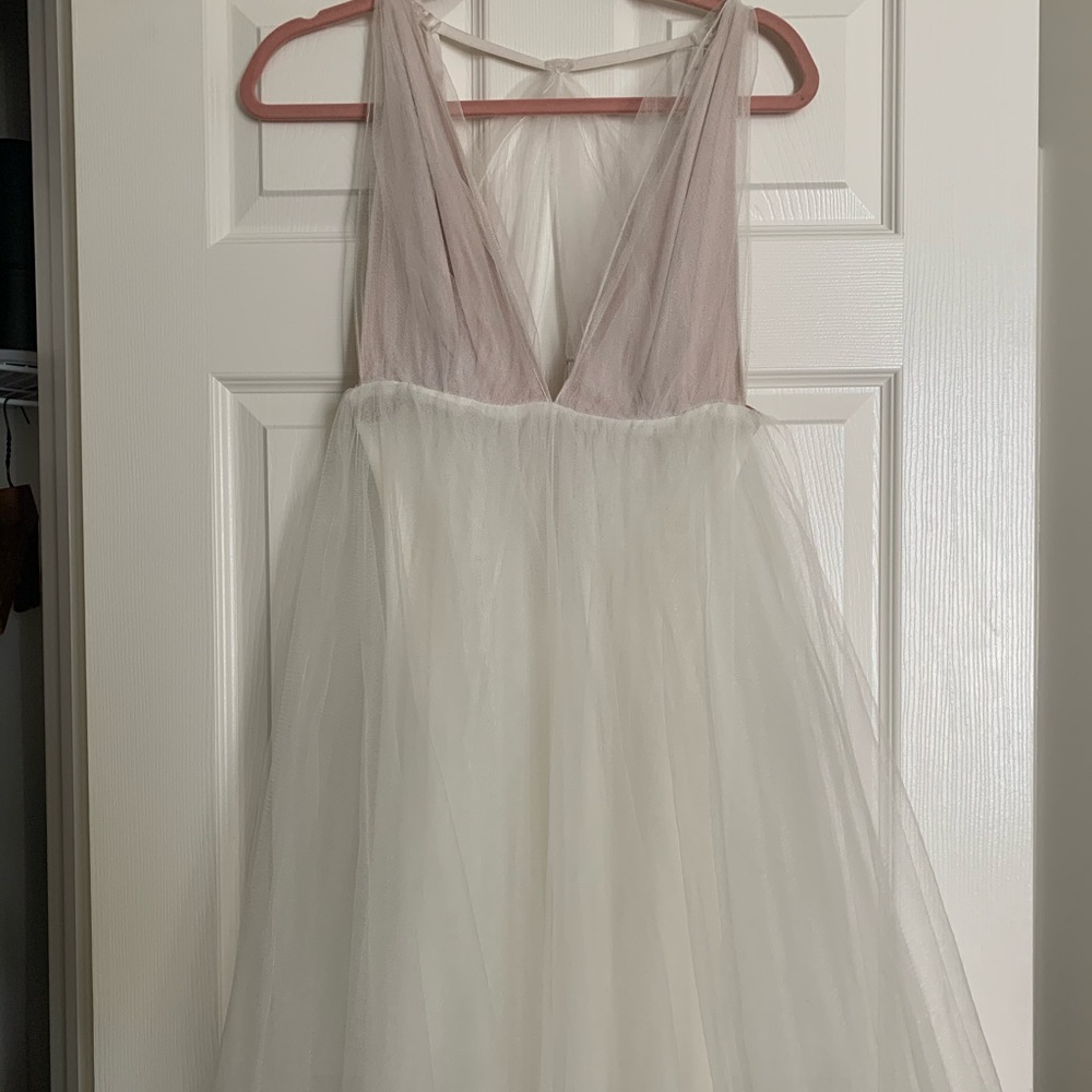 White Tulle Dress